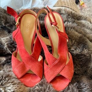 Michael Kors Bold Red Sandals